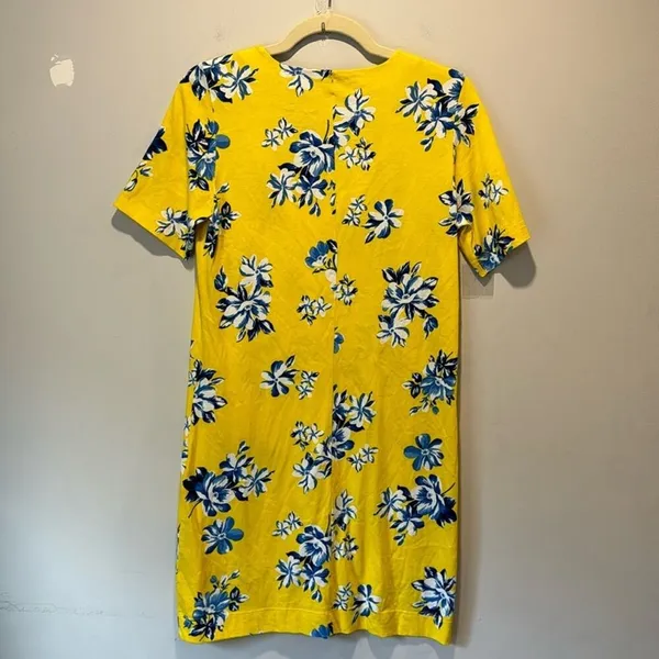 Draper James Summerall Hillsboro Floral Mini‎ Soft Dress Yellow Small - Image 5