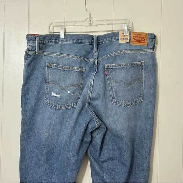 Levi’s 94 Baggy Jeans Women’s 20W NWT Mid Rise Straight Leg 90s Vintage Distress - Image 8