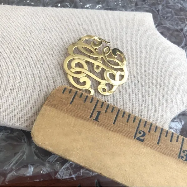 Vintage Silver Tone Brooch - Image 3