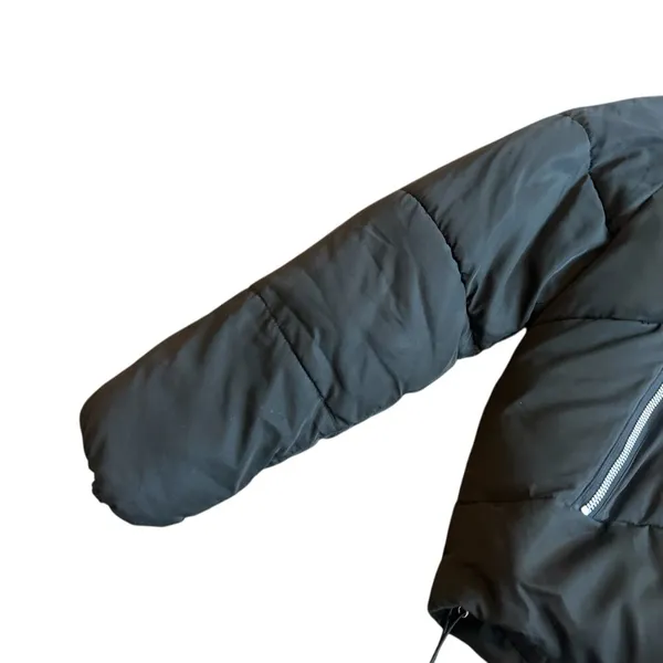 Deluc 5315D Black Puffer Coat Zip-Down Pockets Jacket Cozy Size XS Women's - Image 4