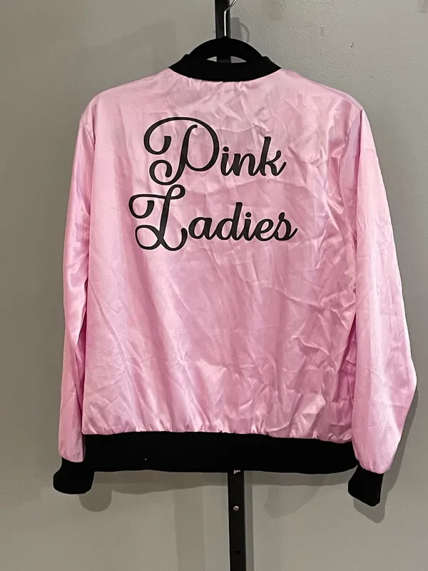 Grease Pink Ladies Zip Up Jacket Halloween Costume - Image 2