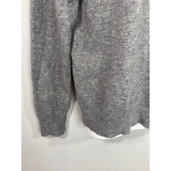 Quince Gray 100% Mongolian Cashmere Crew Neck Sweater Women M NWT Luxury Basic - Image 3