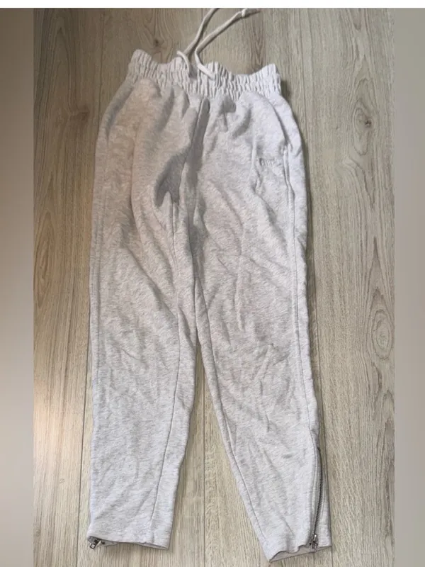 Victoria’s Secret pink Light Gray grey Jogger Sweatpants - Image 2