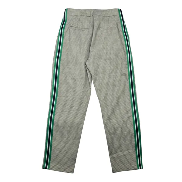 Frmz Gray Houndstooth Stripe Chic Office Work Formal KPop Preppy‎ Pants Large - Image 2
