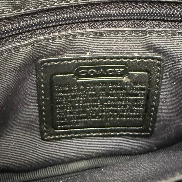 COACH Black Jacquard Canvas Fanny Pack Waist Belt Bag NO BELT - Image 11