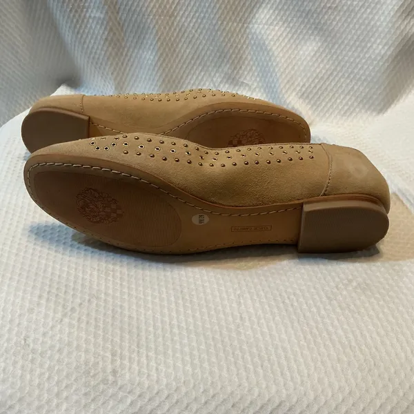 Vince Camuto Tan Studded Loafers - Image 4
