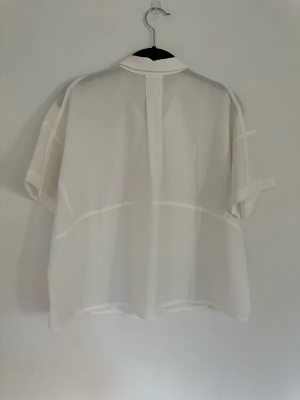 Lululemon Full Day Ahead Short Sleeve Shirt White 4 - Image 3