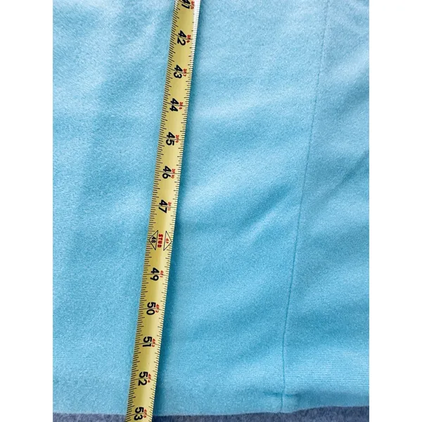Vintage‎ Evelyn Pearson Womens Blue Teal Robe 70s Loungewear Nightgown Housecoat - Image 8