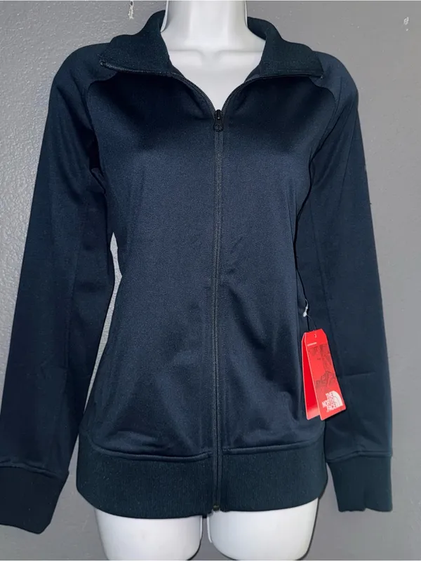 The North Face New w Tags Women's Navy Blue Athletic Track Jacket Medium - Image 2