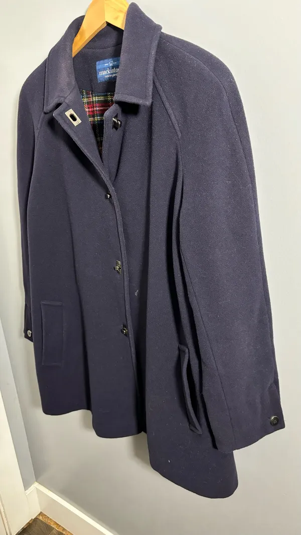 Mackintosh Blue long peacoat Size L - Image 4