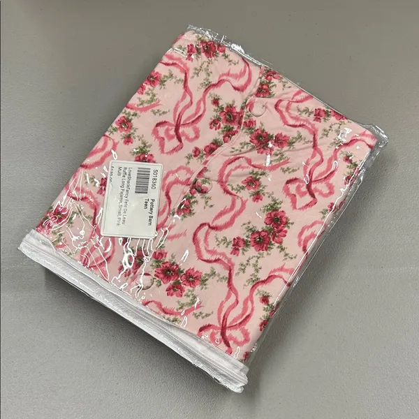 LoveShackFancy Fête de L'eau Ruffle Long Sleeve Pants Pajama Set PJs Floral NEW - Image 5