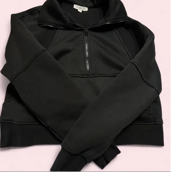 Black half zip Aemi + co - Image 3