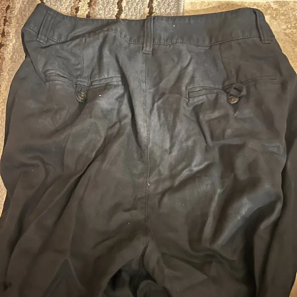 Madewell black pants wide leg‎ long 6T - Image 9