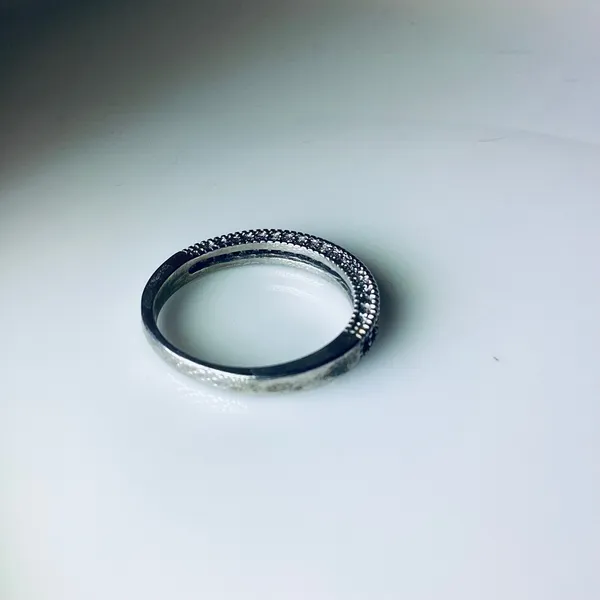 Gemstone Band Ring Silver - Image 4