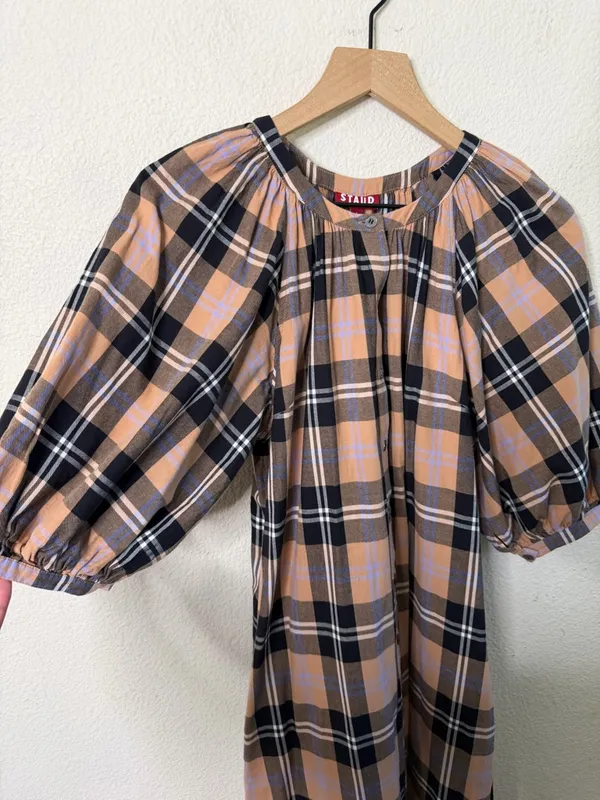 Staud Vincent Dress in Cotton Twill Womens Size S - Image 9
