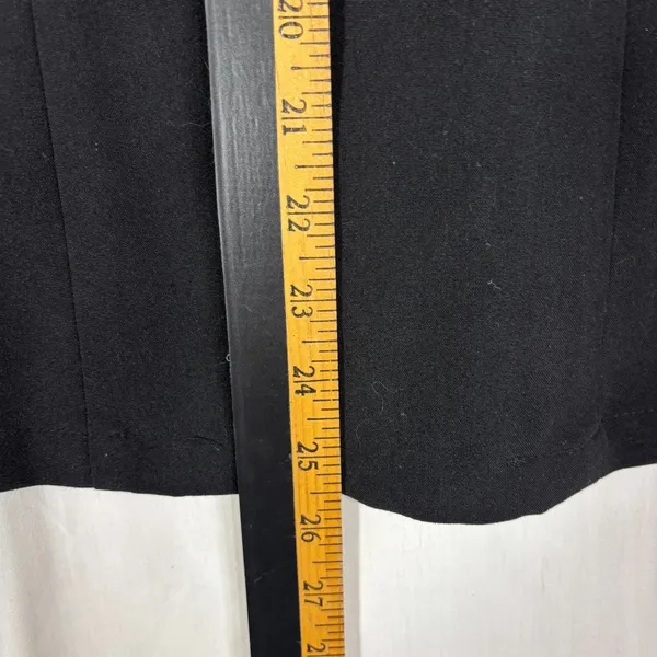Maurices Blazer Black Sheer Back Panel Open Front Professional Work‎ Evening S - Image 7