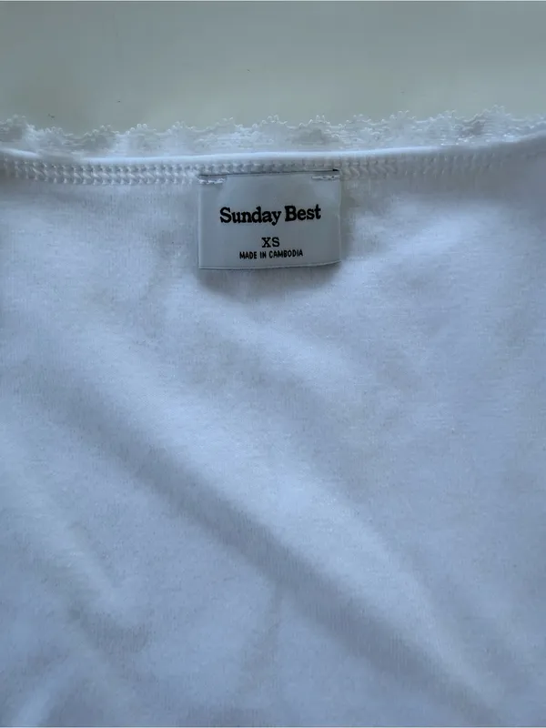 Aritzia Sunday Best BestHug Shortcake Longsleeve size XS - Image 6