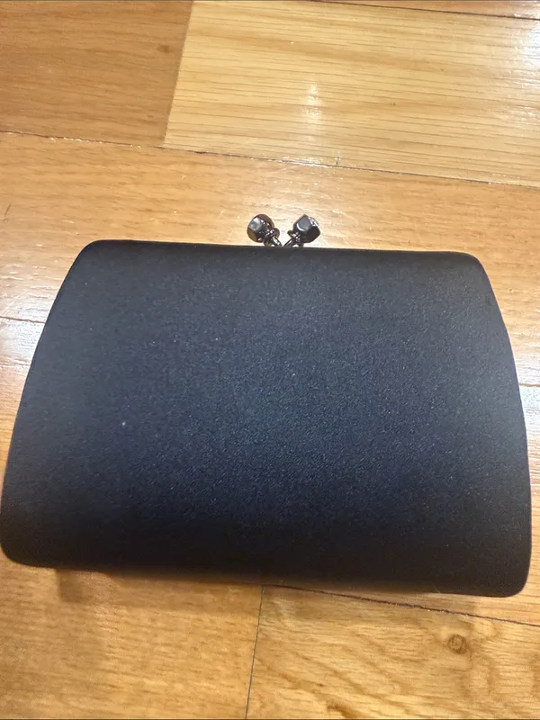 Franchi black with rhinestones little hand bag . - Image 3