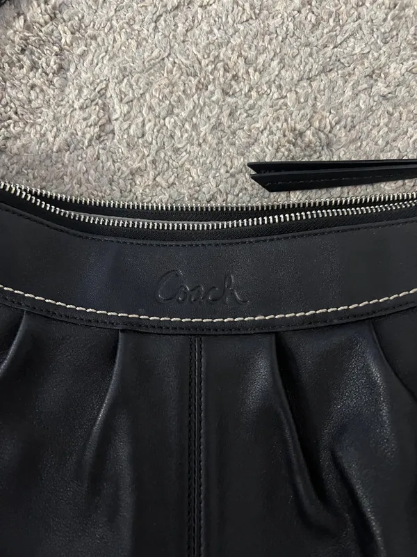 Coach Bag Shoulder Leather - Image 2