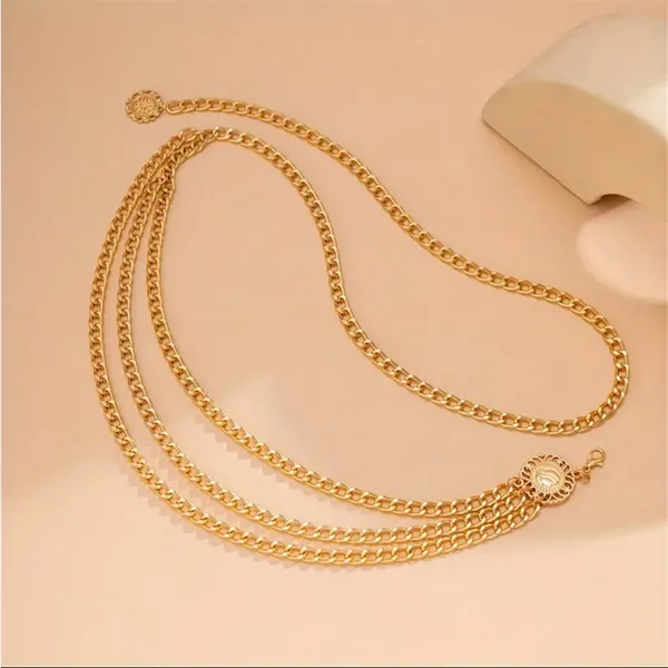 Golden Plated Tassel Belt Chain Elegant‎ Alloy Accessory Versatile Style - Image 10