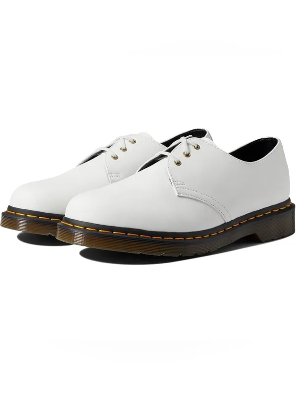 Dr. Martens Dr. Martens Iced Dove White Leather 1461 Women's Oxford Shoes Sz 11 - Image 2