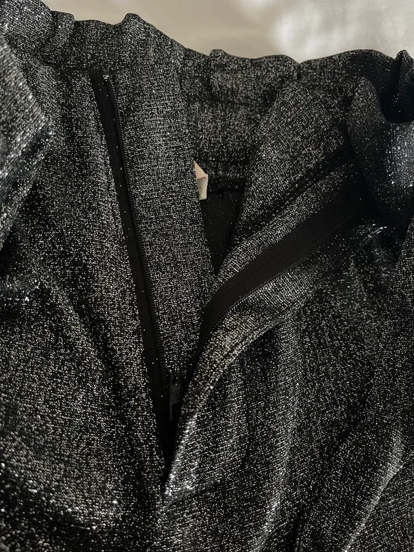 & Other Stories NWOT Peach Metallic Glitter Paperbag Joggers - Fits L/M 🪩 - Image 7