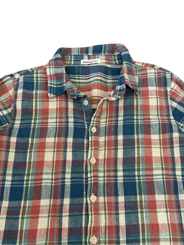 CP Shades x Free People Plaid Flannel Shirt 90s Grunge Cabincore Granola Size S - Image 3