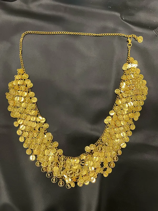 Gold coin belts with adjustable chain #statement #coins - Image 4