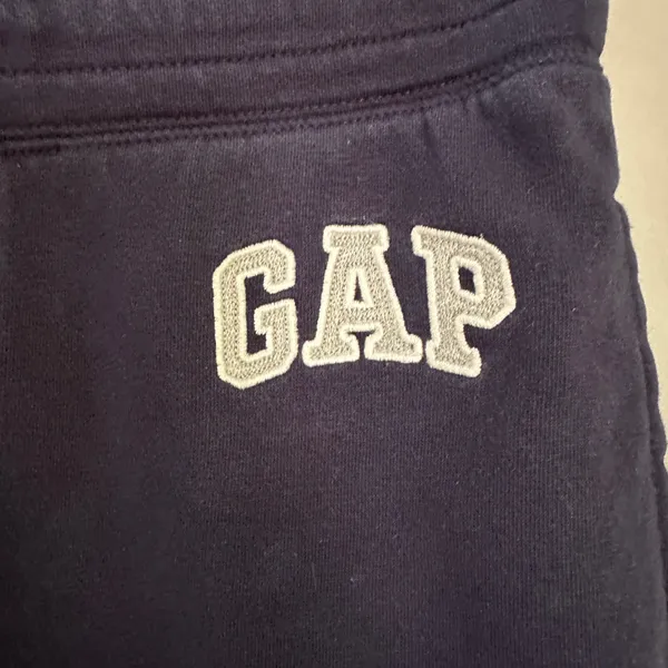 Navy blue gap logo sweat pants men’s small - Image 2