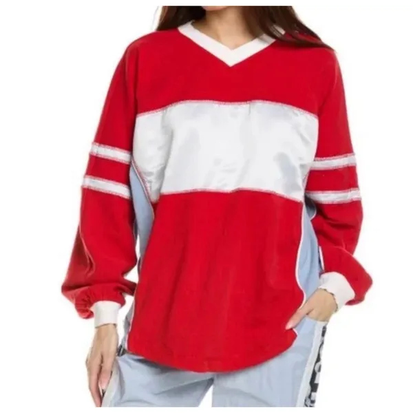 NEW Free People | FP Movement Rugby-Ready Layer in Winterberry Combo Sz Small‎ - Image 10