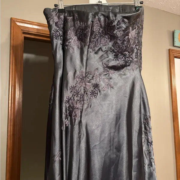 Sue Wong Strapless Maxi Dress - Image 4