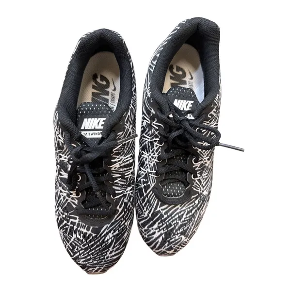 Nike Tailwind 8 woman’s black and white running shoes sneakers size 9 SKU 3323 - Image 6