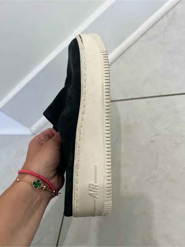 Nike Black Sail Air Force 1 Lover XX Premium Sneakers Size 6.5 US - Image 4