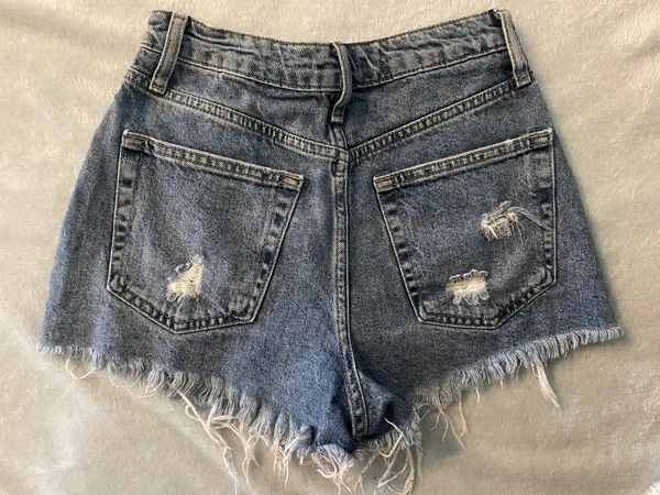 Forever 21 Ripped Denim Shorts - Image 2