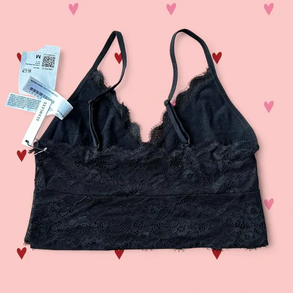 Forever 21 Black lace bralette - Image 2