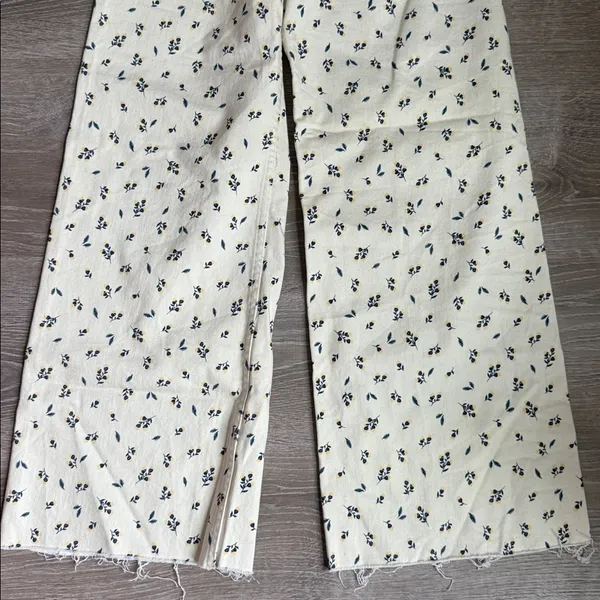 NEW Zara The Marine Straight Floral Jeans 2 - Image 7