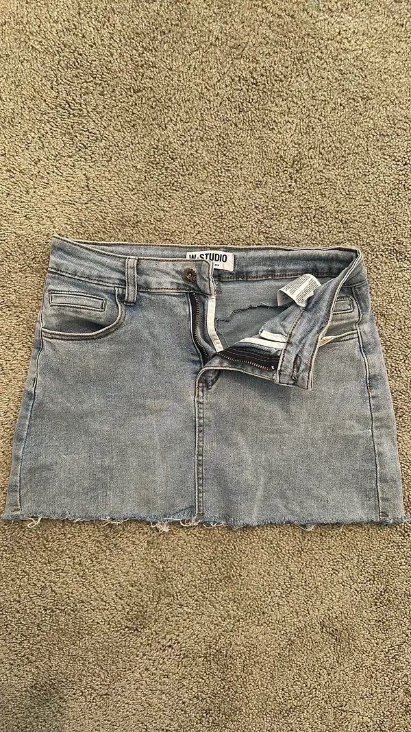 Denim Skirt Blue Size 8 - Image 2