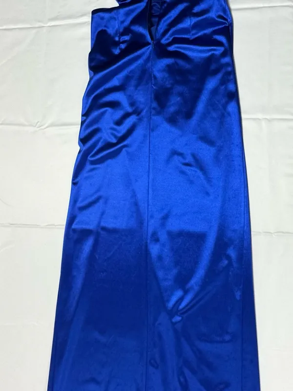 Lucy‎ in the Sky Satin Cutout Corset Maxi in Blue - Size S - NEW Without Tag. - Image 5
