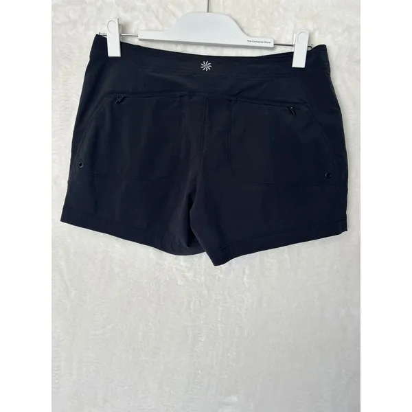 Athleta Trekkie Shorts Womens 2 Black Hiking Outdoor‎ Activewear 4 Inch Inseam - Image 6