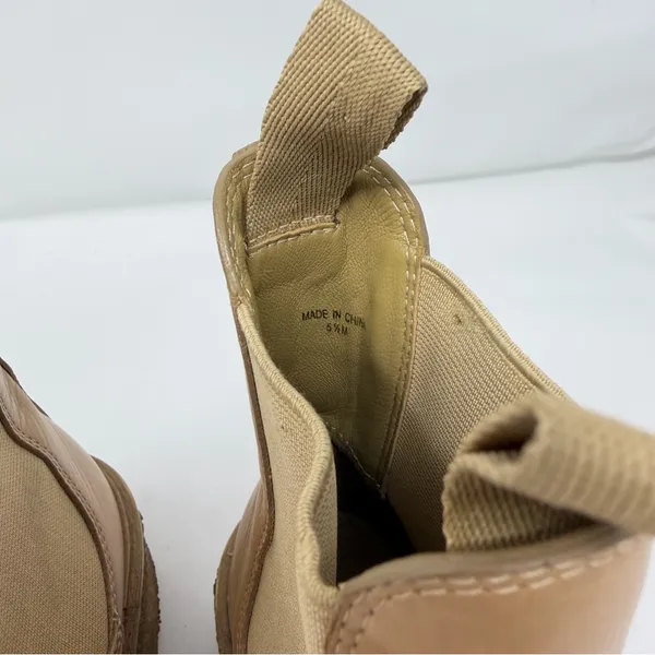 Loeffler Randall Raquel Khaki Crepe‎ Sole Chelsea Boot Womens Size 5.5 - Image 8