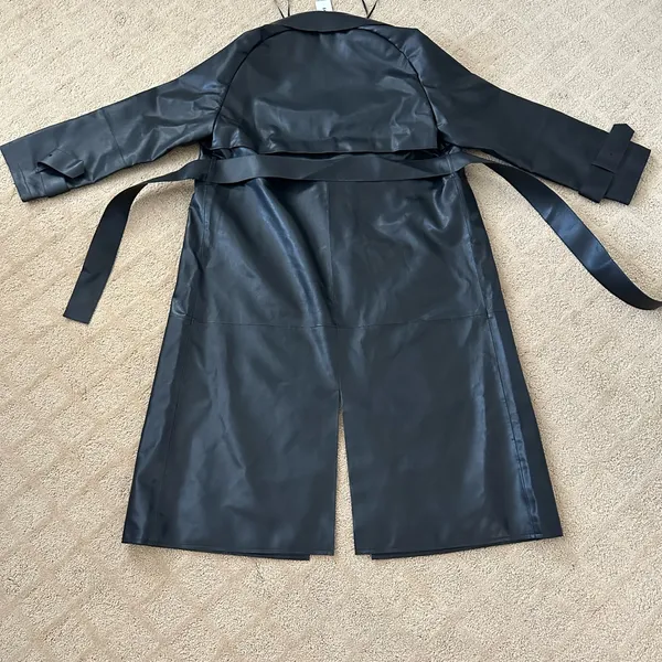Each Other vegan leather trench coat Black Size M - Image 3