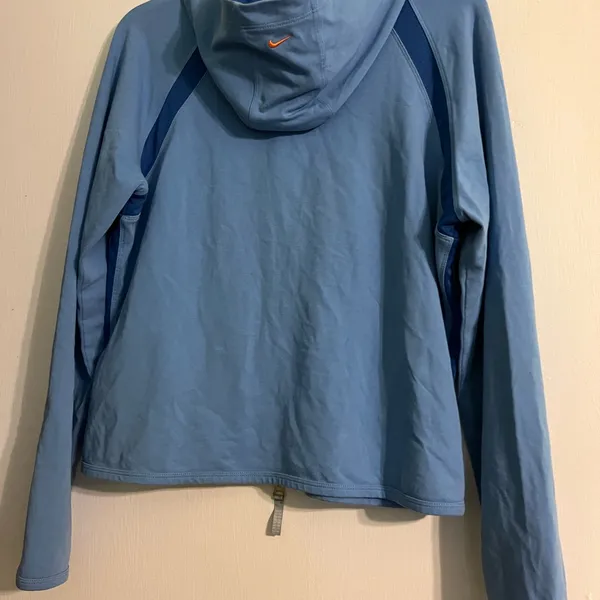 Nike Women's Light Blue Bomber Jacket - Image 2