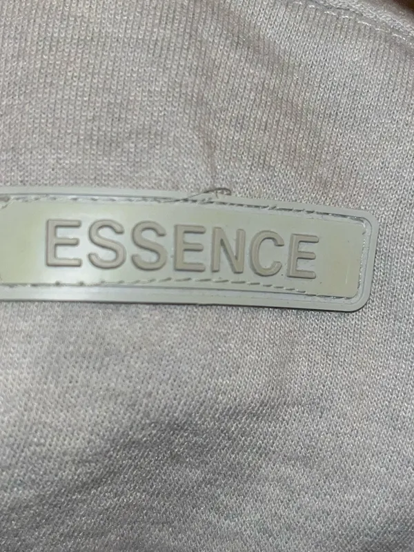 essence Light Gray Crewneck Sweatshirt Size M - Image 2