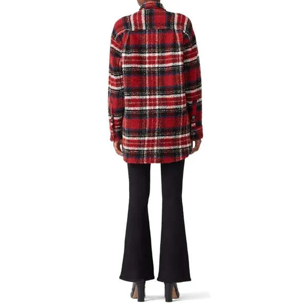The Kooples Tweed Plaid Shacket - Image 4