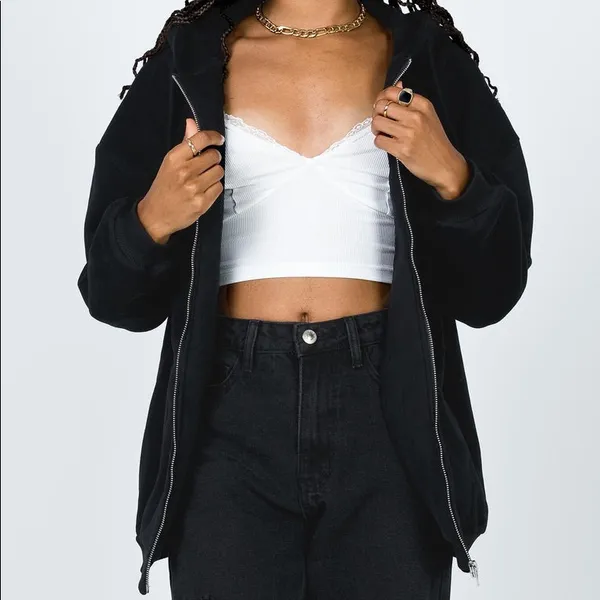 Princess Polly Florida Jumper in Black Size 8 - Image 2