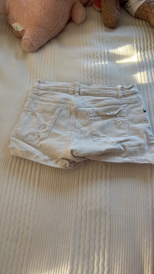 White Jean Shorts American Eagle - Image 2
