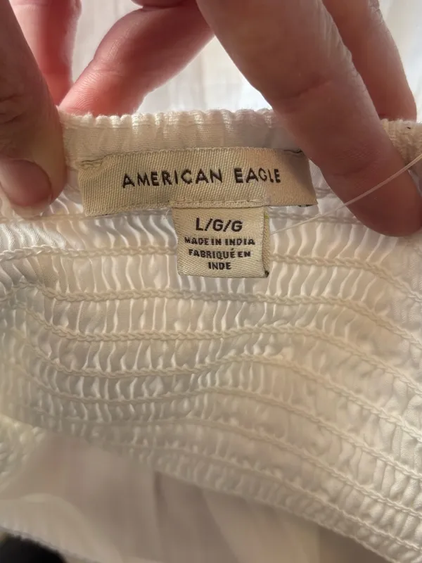 NWT American Eagle 100% Cotton Babydoll Romper sz L - Image 3