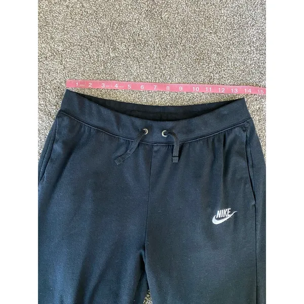 Nike Black Fleece Jogger Sweatpants Women’s Small Athleisure - Image 4