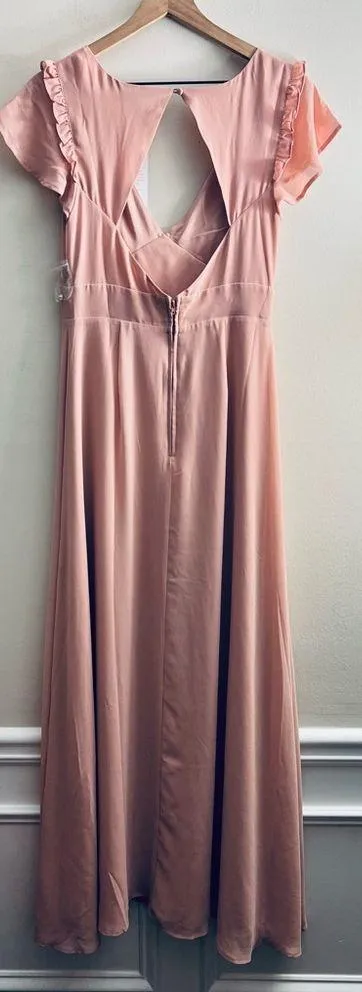ModCloth You're Flowing Places Maxi Dress in Pink Size 6 - Image 4