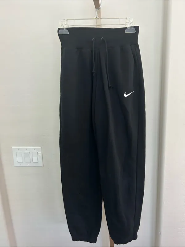Nike NSW Phoenix Fleece High Waist Oversize Womens Sweatpants XXS - Image 2
